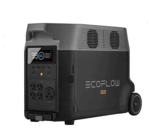 EcoFlow - GLACIER Portable Refrigerator Bundle + DELTA Pro Portable Power Station Bundle - 3,600Wh - Ecoluxe Solar