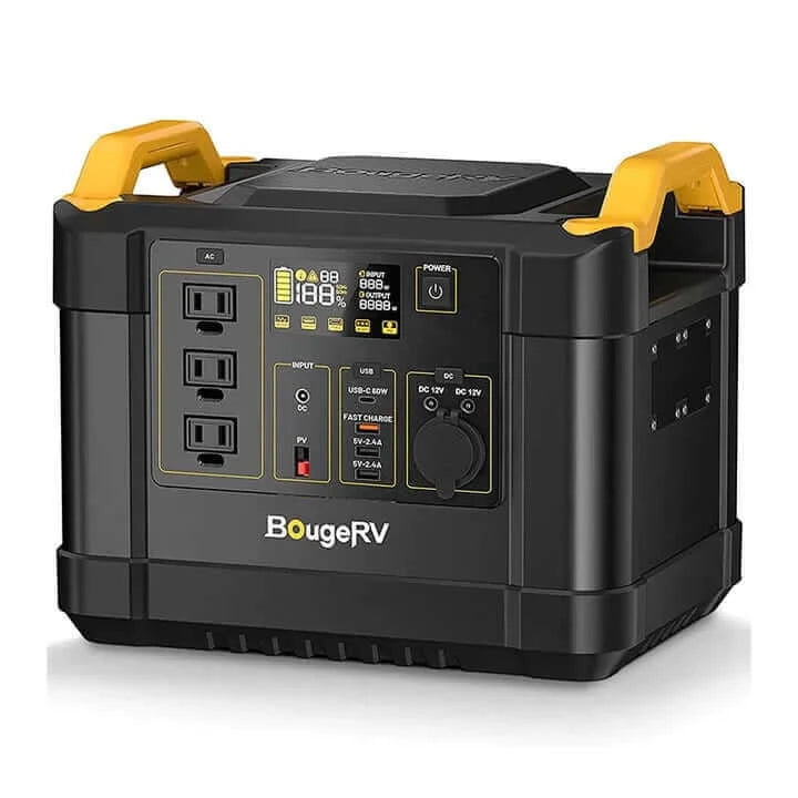 BougeRV - FORT 1000 - 1120Wh - LiFePO4 Portable Power Station - Ecoluxe Solar