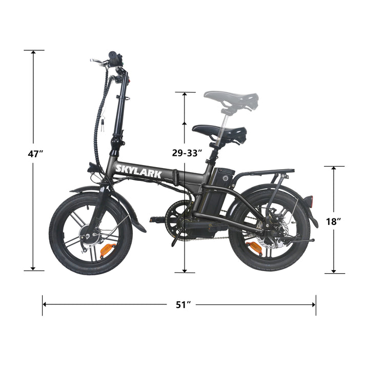 Nakto - SKYLARK - Folding Electric Bike - 350W