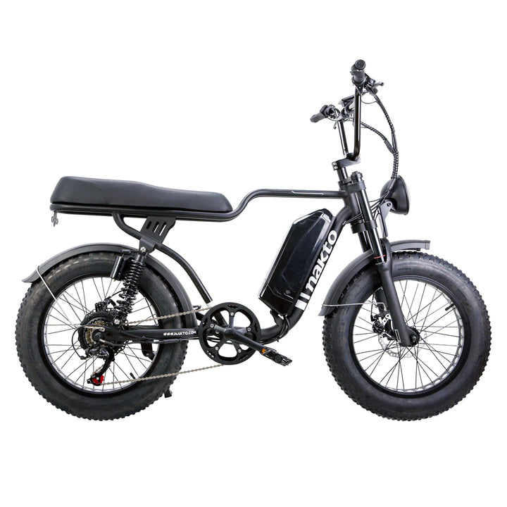 Nakto - F2 - 20" 500W - Moped Style Electric Bike - Fat Tire, All-Terrain