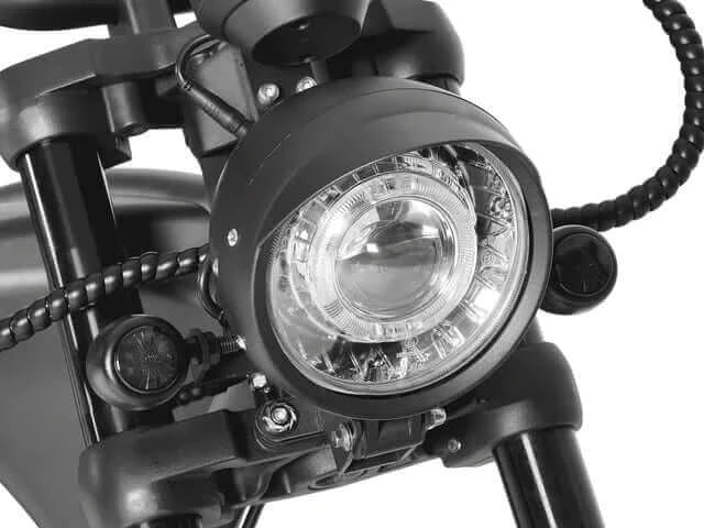 Eahora - KNIGHT M1PS - 4000W Electric Chopper Scooter - LED Front Headlight.