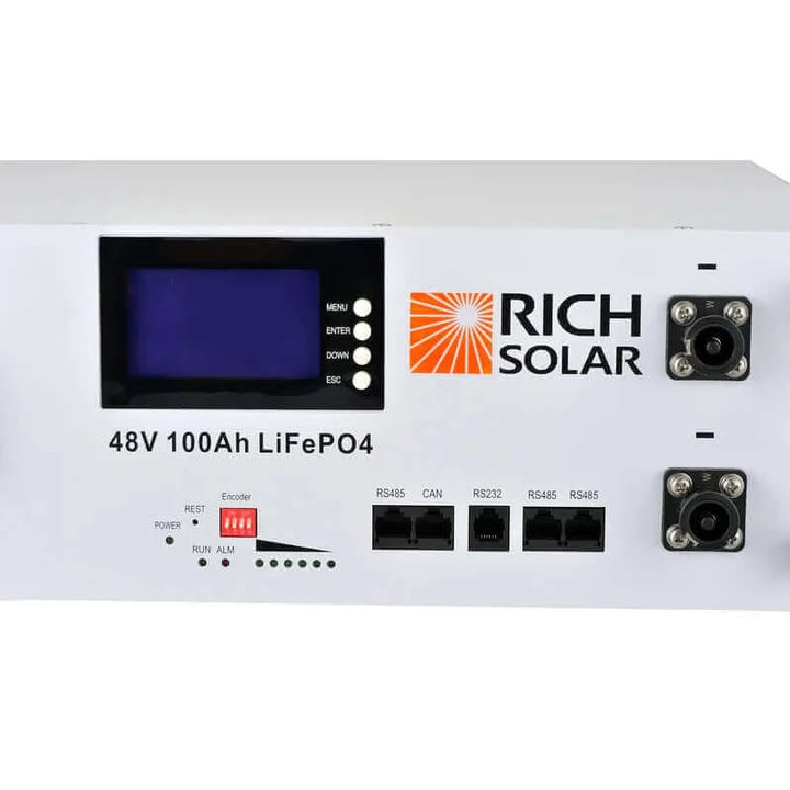 Rich Solar | Off-Grid System Kit | 13,000W 120/240V Output, 48VDC (28.8kWh Capacity) - Ecoluxe Solar