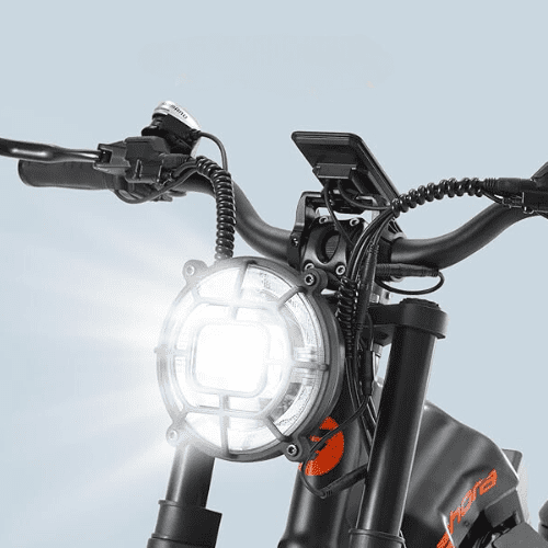 Eahora - ROMEO PRO - Moped Style - 1200W Long Range Electric Bike - LED Headlight