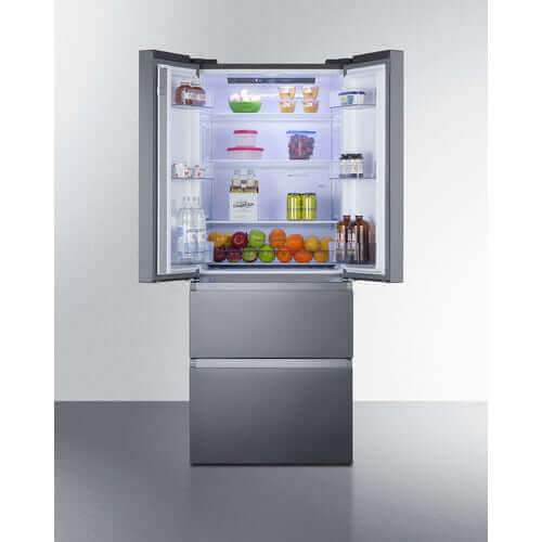 Summit - FDRD152PL - 27.5" Wide French Door Refrigerator-Freezer