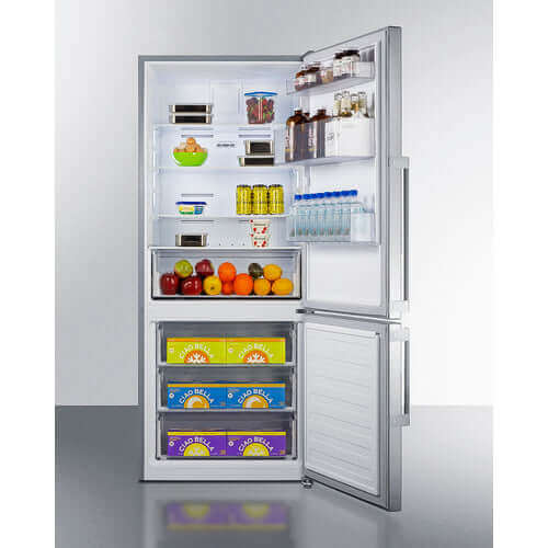 Summit - Energy-Efficient Counter Depth Bottom Freezer Refrigerator