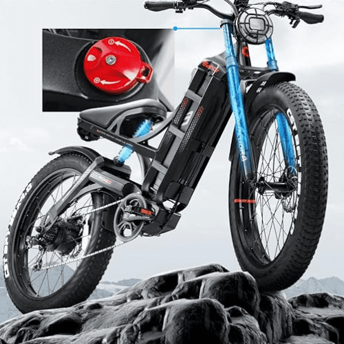 Eahora - ROMEO PRO - Moped Style - 1200W Long Range Electric Bike - Full Suspension