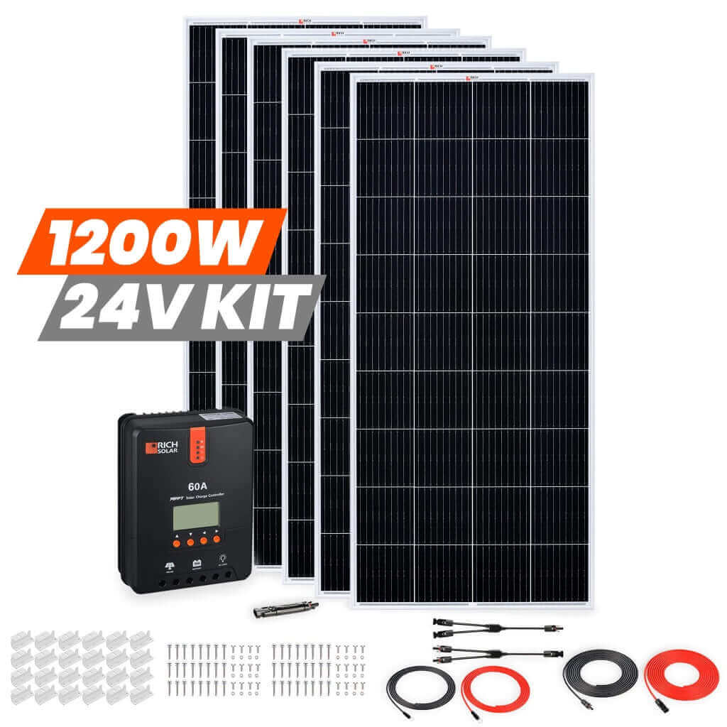 Rich Solar - 1200 Watt Solar Kit - Ecoluxe Solar
