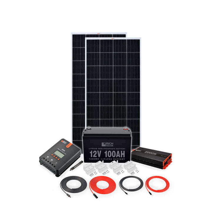 Rich Solar - 400 Watt Complete Solar Kit - Ecoluxe Solar