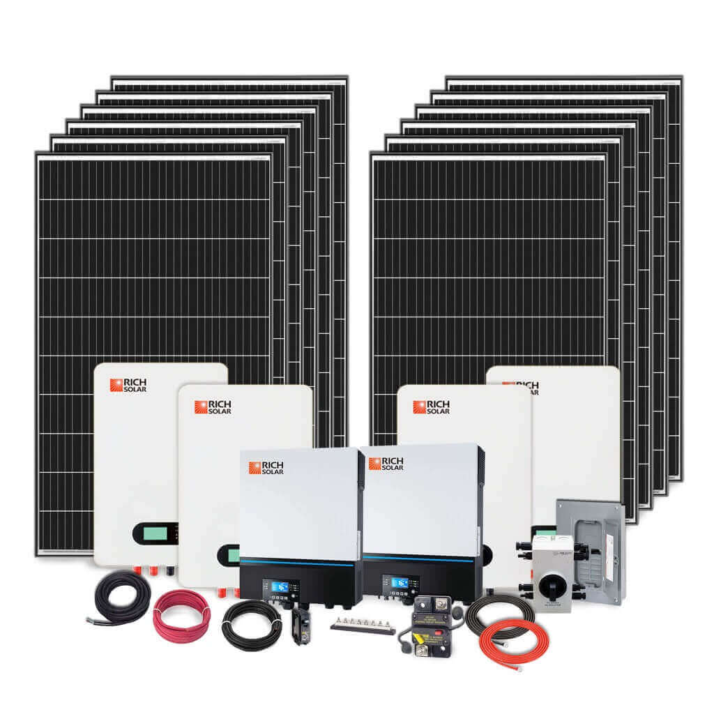 Rich Solar - 4000W 48V 240VAC Solar Cabin Kit - Ecoluxe Solar