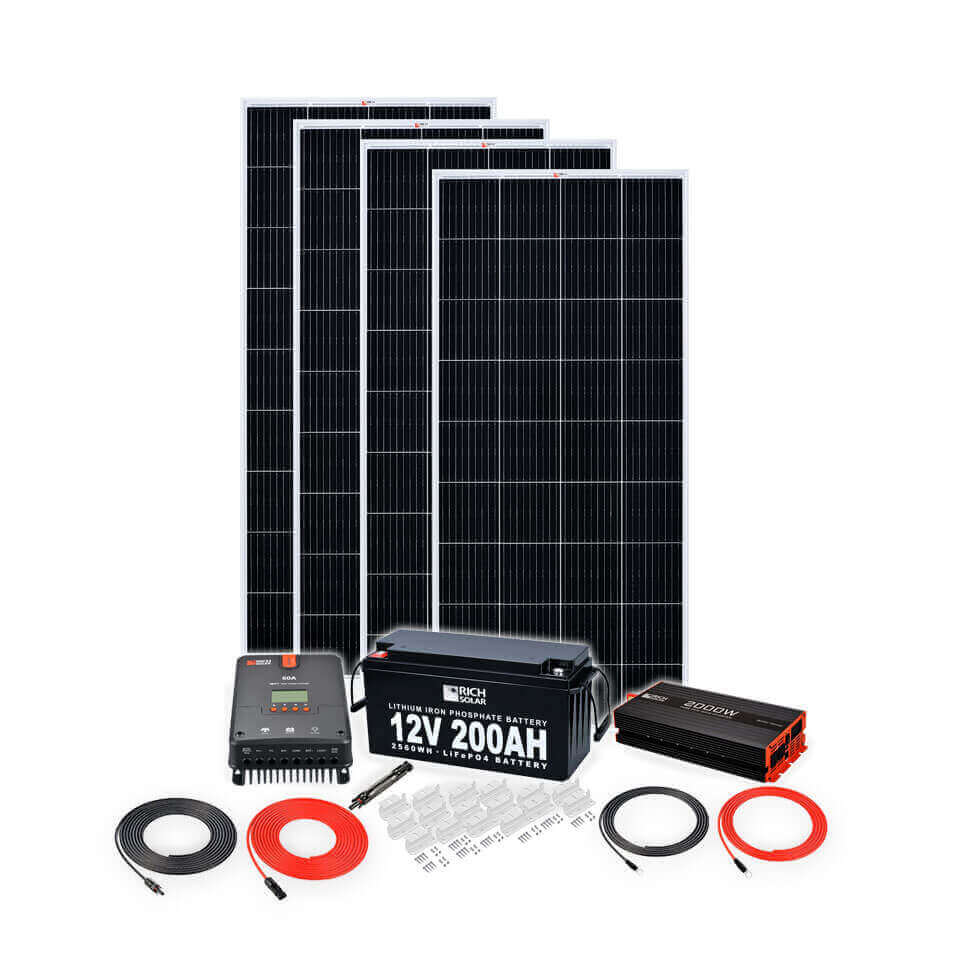 Rich Solar - 800 Watt Complete Solar Kit - Ecoluxe Solar