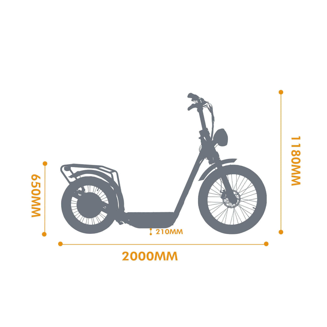 Eunorau - JUMBO - Electric Scooter - Ecoluxe Solar