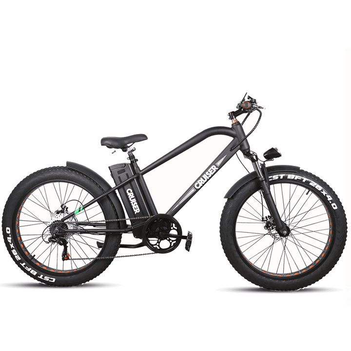 Nakto - SUPER CRUISER - Electric Mountain Bike - 500W - Ecoluxe Solar