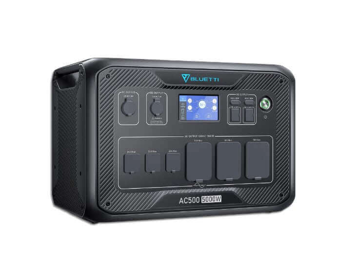 Bluetti - AC500 + (2) B300S - 6,144Wh - Portable Solar Power Station - Home Backup Battery - Ecoluxe Solar
