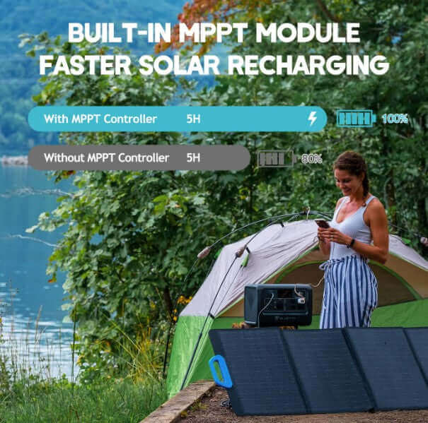 Bluetti - EB70s - 716Wh - Portable Power Station - Ecoluxe Solar